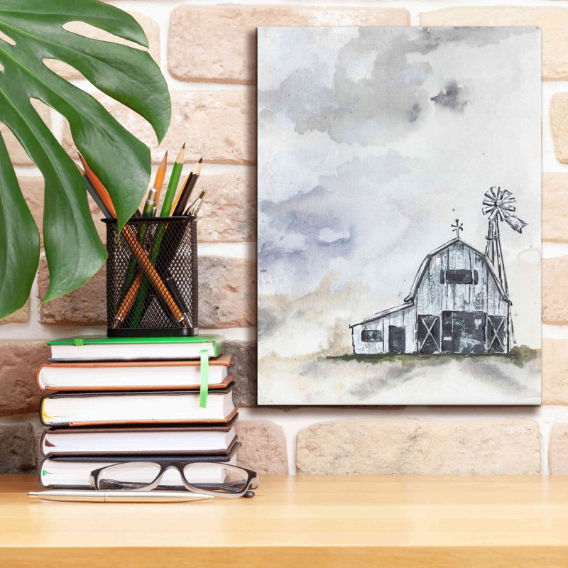 'Haven Mini Barn' by Julie Norkus, Giclee Canvas Wall Art, 16" H x 12" W x 0.75" D