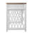 Writing Desk - Creamy White With Natural Desktop, Trellis Legs, Center Organization Drawer, 43x21x30 In, 58 Lb Desktop Trim, Drawer Organization, , 21"x30"x43", 58lb
