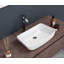 Lavabo de salle de bain rectangulaire en céramique 15 "Go Peak Track