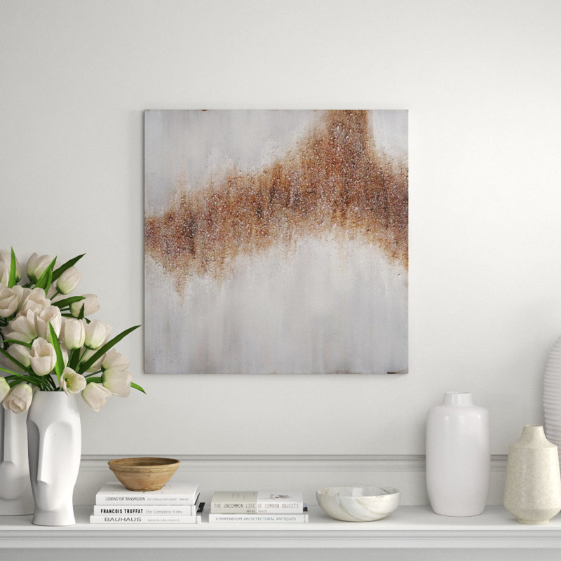 A Bit Of Bling III Print by Beverly Fuller, Hand Painting Glass Coat