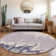 Premium Machine Washable Prisco Purple Rug