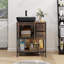 Meuble-lavabo simple 30 po avec lavabo sur pied Farmhouse-1071149084