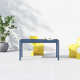 Abra 59.1'' Metal Outdoor Dining Table