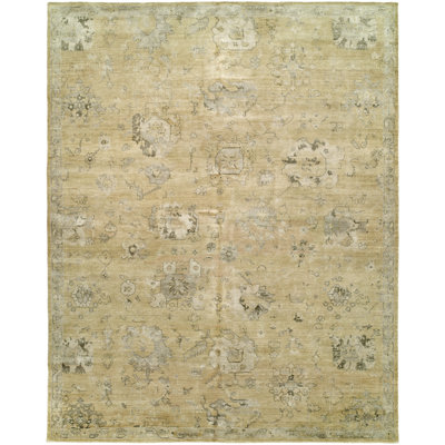 Abstract Area Rug in Beige