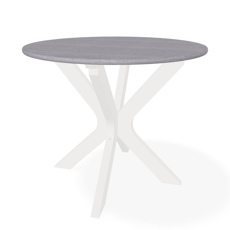 Table de bout d'extérieur 23 po, Gris / neige