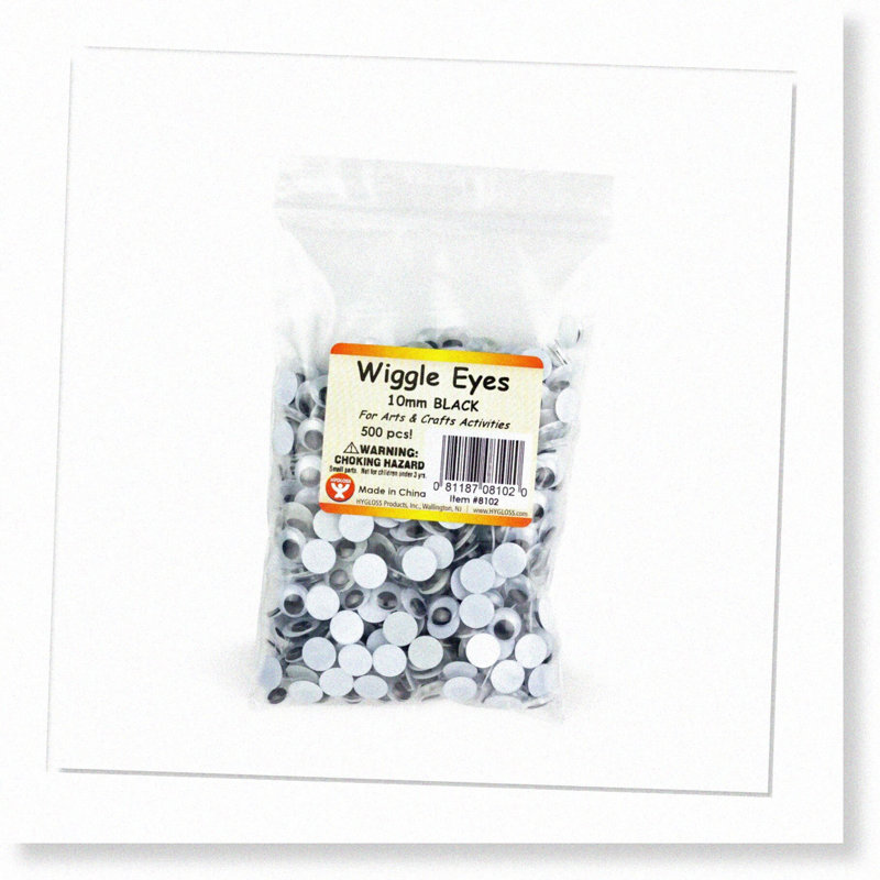 Plastic Googly Eyes 10mm 500 Pack