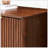 Modern Wavy Sideboard, Curved Contour Design Storage Cabinet, 4-Door Cabinet With Storage Function, Suitable For Kitchen/Bedroom/Living Room-1286546707