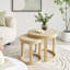 Ensemble de 2 tables d'appoint rondes rustiques-558971346-558971347