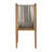 Pacifica Dining Side Chair Natural Teak/Rope/Brass