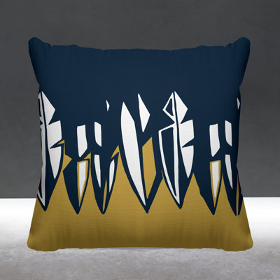Evie Abstract Cotton Reversible Pillow Cover