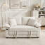 Canapé-lit futon convertible 3-en-1 de 58 pouces avec causeuse pliable avec canapé-lit escamotable-1159769585