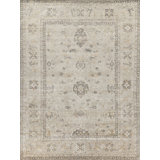 Antique Weave Oushak Wool Oriental Area Rug