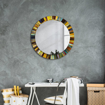 Huldar Glass Flat Wall Mirror