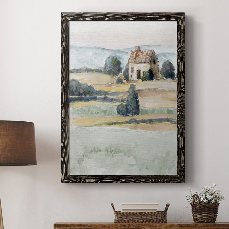 À la campagne II, H 37,5 po x l 27,5 po x P 1 po, Noir