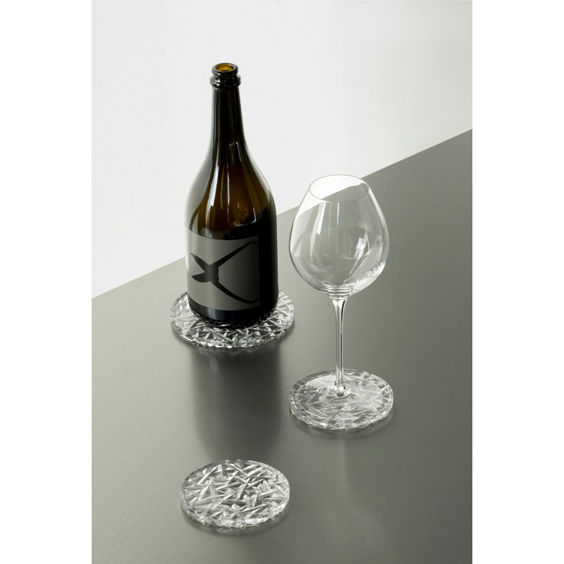 Carat Glass Abstract Coaster