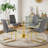 5 - Piece Pedestal Dining Set-1888495622-1888495623
