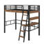 Lit mezzanine en métal avec bureau intégré-1569788057