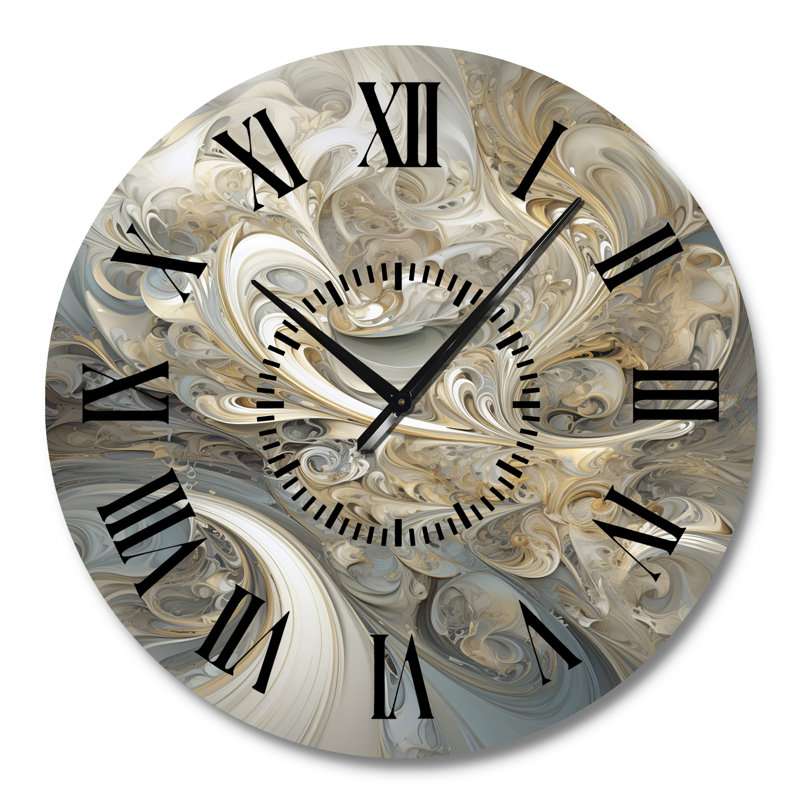Horloge murale Fractal Whirl, Grand