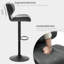 Briance Swivel Upholstered Adjustable Height Counter Stool with Metal Frame-166950793