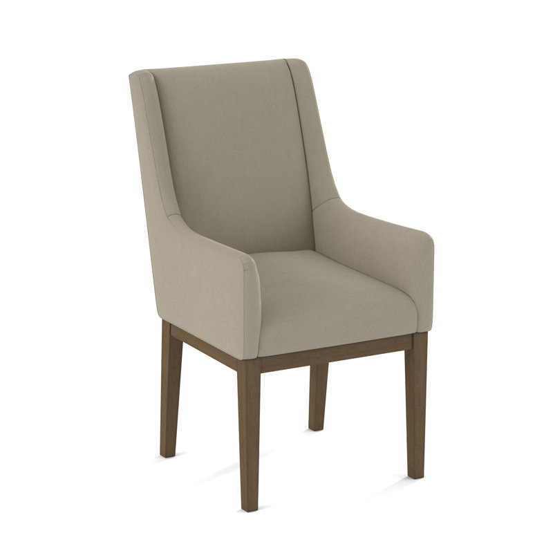Upholstered Arm Chair, Rumor Dymond Dust, Weathered Gray
