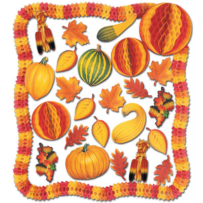 Ensemble de décoration pour fruits de automne/thanksgiving