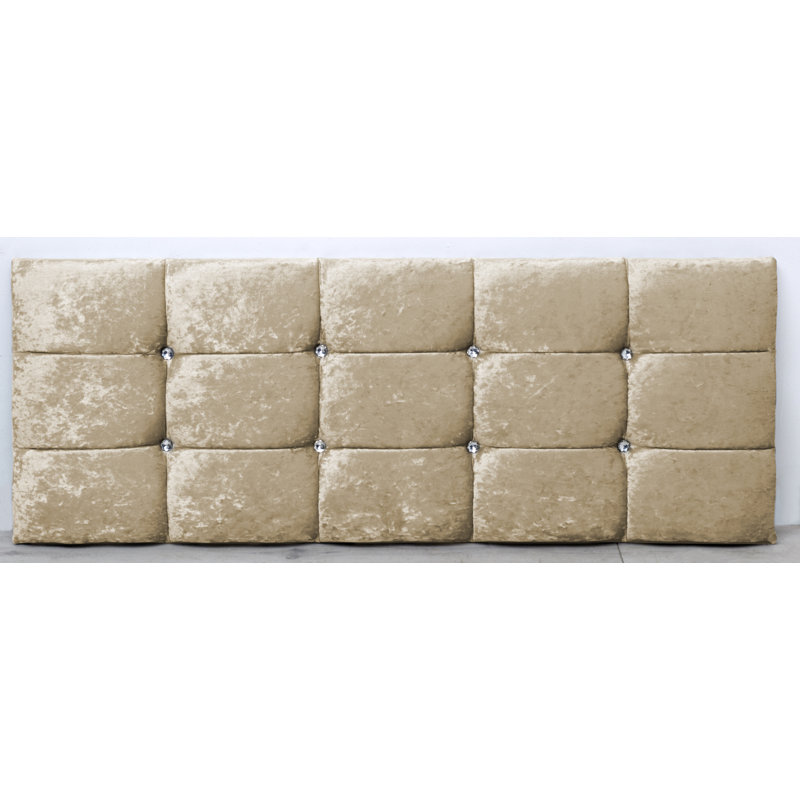 Dye Upholstered Headboard, Single (3'), Cream
