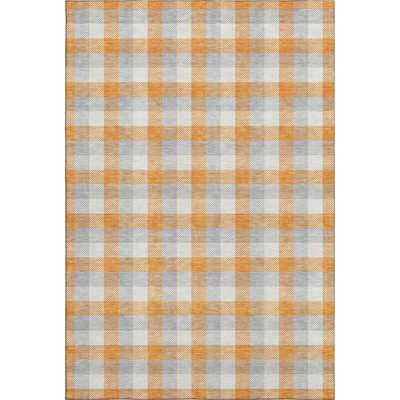Premium Machine Washable Crumley AMF1053 Plaid Rug