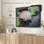 Floral et botanique «Lotus rose blanc»-101780693