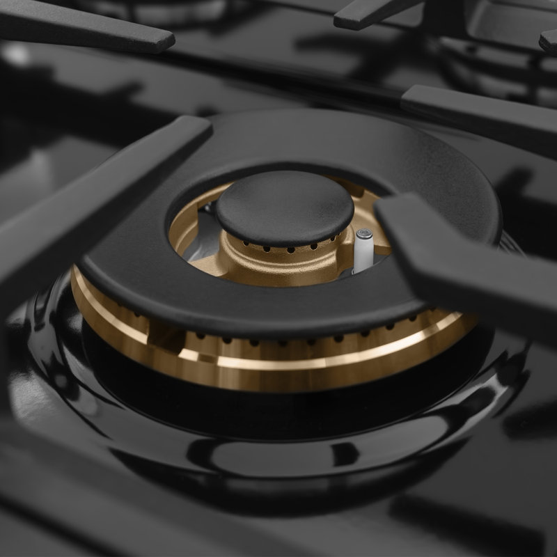 Professional 36" Gas Cooktop with 6 Burners, Stainless Steel