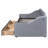Twin Size Daybed With Storage & , Gray - Bedroom Piece Upholstered Storage, Asset-185242860