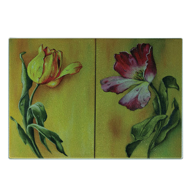 Planche à découper en verre trempé Ambesonne