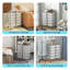 Nally 10 Drawer Storage Drawer with Locking Wheels-409249953