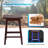 Jovanii Counter Stool with Solid Wood Frame Upholstered Kitchen Island Chair with Comfortable Seat and Footrest for Dining and Counter Height Seating-1960008311-1960008309