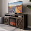 Meuble télé avec foyer électrique pour téléviseur de 65 po ou moins Claycomo-2113888709