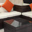 Ensemble de conversation avec canapé et coussins 4 pièces Cheffetz-2071486909-2071486908