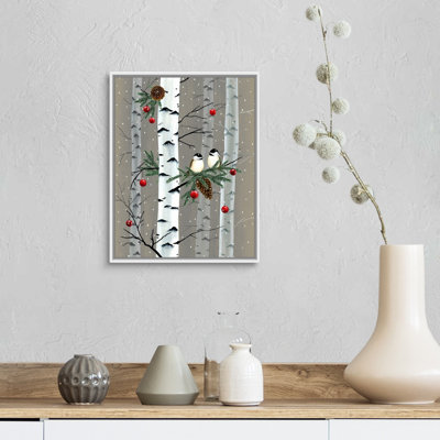 " Birch Birds I " by Grace Popp Painting Print
