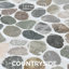 Pittoresque mosaïque murale empilée 11 po x 4 po-49414026