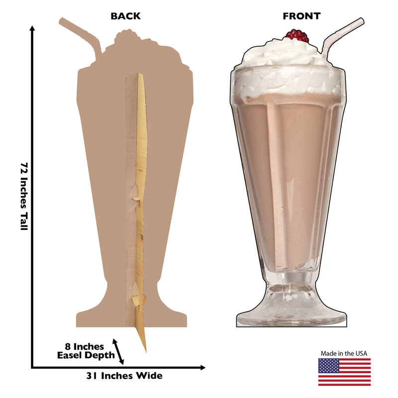 72'' Food & Beverage Cardboard Standup