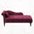 60.6" Velvet Chaise Lounge Buttons Tufted Nailhead Trimmed-66830242