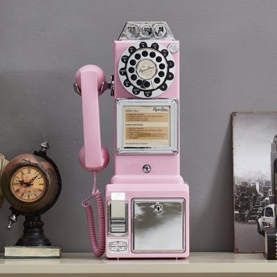 Téléphone payant avec tirelire Ryan Bros. American Retro 1950