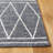 Holtby Southwestern Hand-Woven Flatweave Charcoal/Ivory Area Rug-235874007