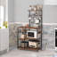Industrial 4 Tier Smart Kitchen Baker's Rack With Power Outlets