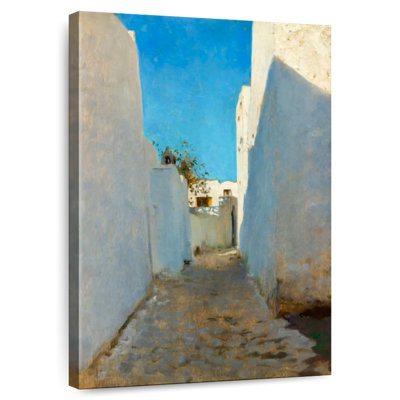 Sireci A Moroccan Street Scene 1879-1880