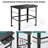 33'' H X 36'' W X 24'' D Workbench, Adjustable Height Work Table
