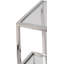 Yerkes Glass Top Frame End Table
