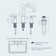 Celestine Widespread 2-handle Bathroom Faucet with Drain Assembly