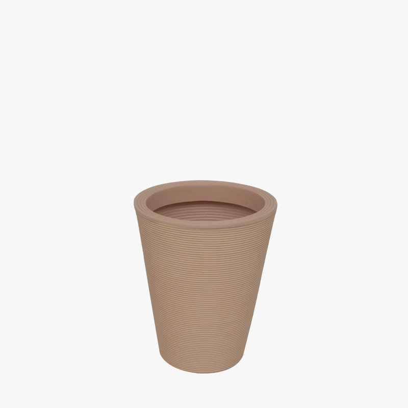 Averly ECOBO Eco-Friendly Round Pot Planter Tropicana Indoor/Outdoor Use Durable & Lightweight All-Weather