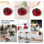 Figurines de collection en verre avec mini tomates en verre