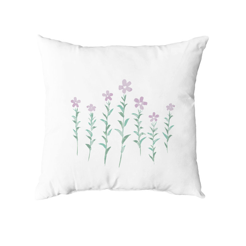  Housse de coussin carré et insert, Violet, 16" x 16"