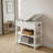 Elegant Style Compact Narrow Side Table End Table with Flip Top, Drawer and 2  Shelves for Living Room, Bedroom-80761481